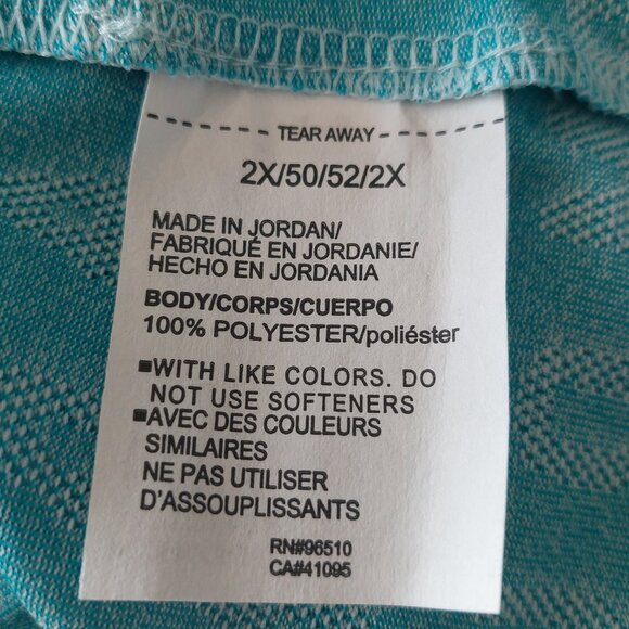 Under Armour Plus Size Womens Light Blue Tank Top Size 2X - Picture 9 of 11